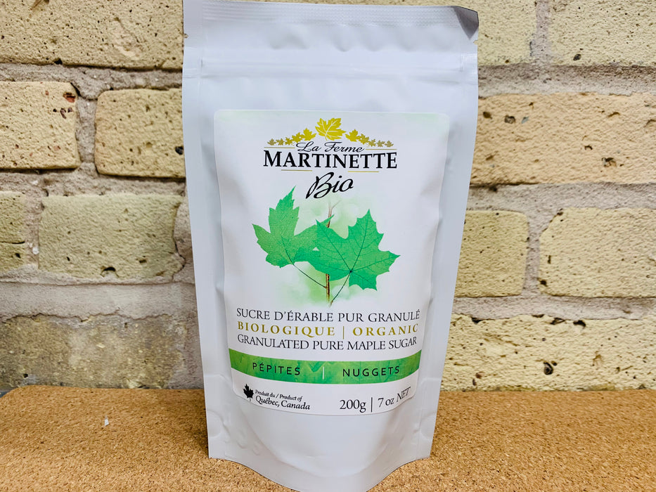 Martinette Organic Granulated Maple Sugar