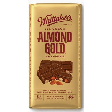 Whittaker's  33% Cocoa Almond Gold