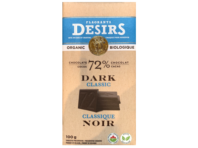 Desirs 72% Dark Classic - Organic