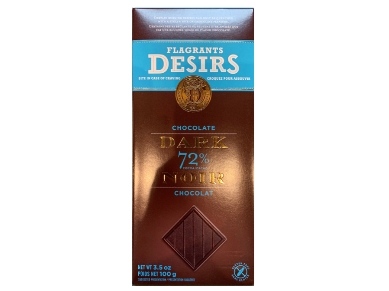 Desirs Dark Chocolate 72% Noir