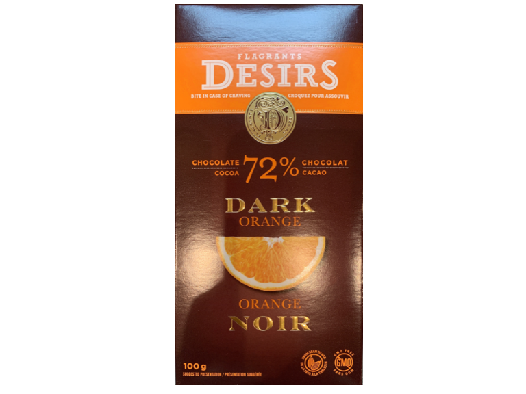 Desirs 72% Dark Chocolate Orange