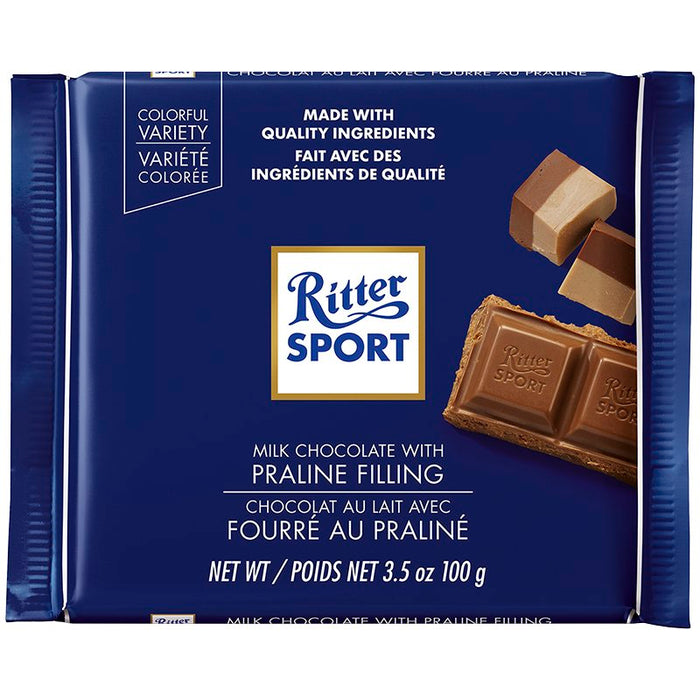 Ritter Sport  Milk Chocolate With Praline Filling