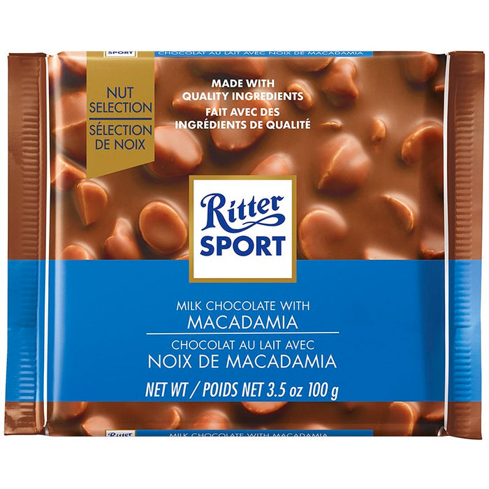 Ritter Sport Milk Chocolate With Macadamia