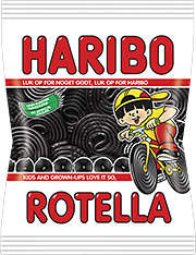 Haribo Rotella  Licorice 120g