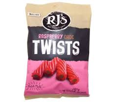 RJ’S Raspberry Chocolate Licorice  Twists