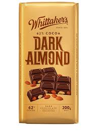Whittaker's  62% Cocoa Dark Almond