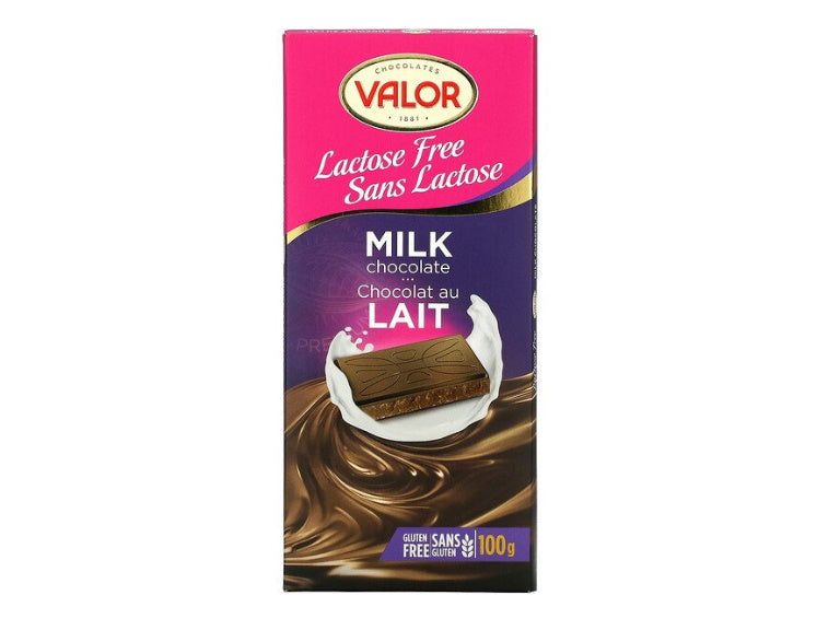 Valor Lactose Free Milk Chocolate