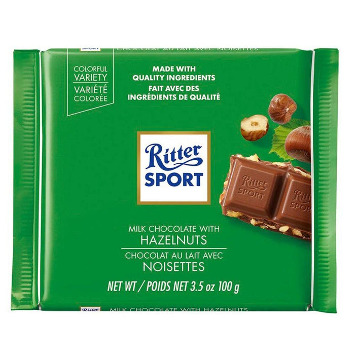Ritter Sport Milk Chocolate With Hazelnuts