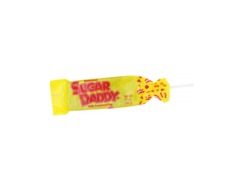 Sugar Daddy Milk Caramel Pop 1.7oz