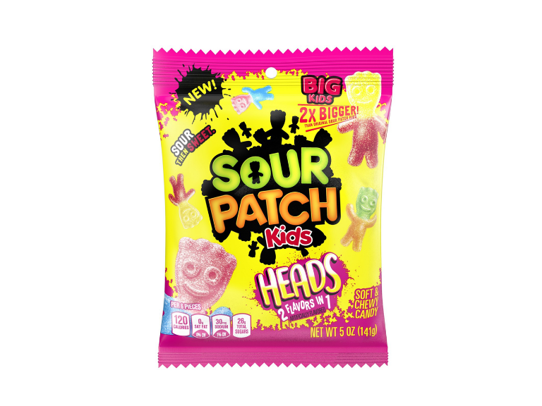 Sour Patch Kids Heads 2 Flavors In 1